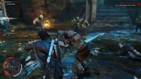 Shadow of mordor storm of urfael <u> Talion runs toward the man, and before he can react is stab thru the guts with Urfael all the way to the hilt as Talion then pulls Archarn out as the man slump to the ground</u>